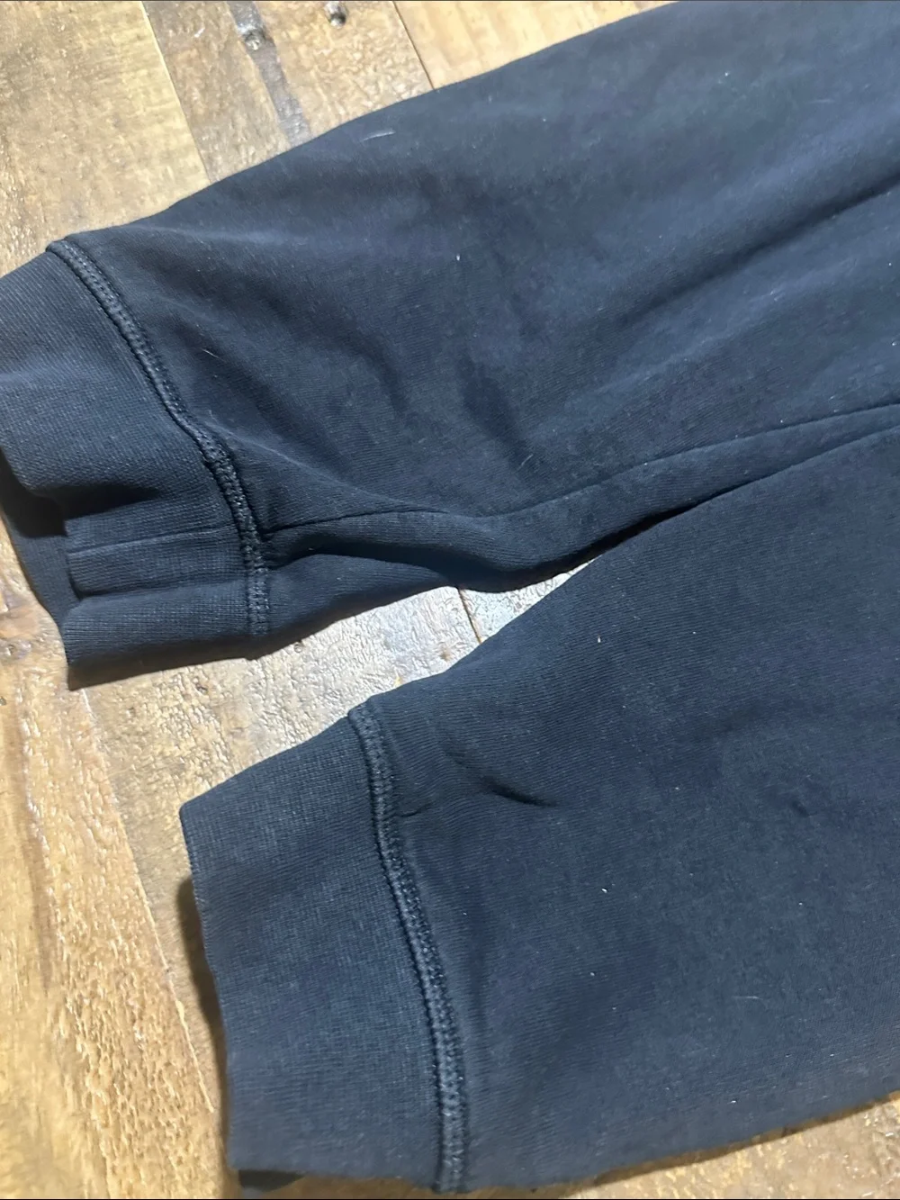 Nike Kids Black Hoodie and Joggers Set with White Swoosh Size Large